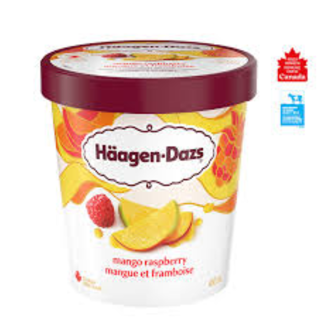 HAAGEN-DAZS MANGO & RASPBERRY 100ML